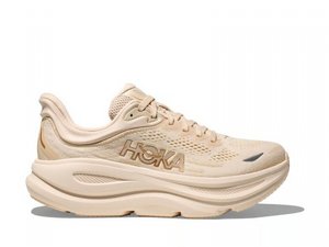 נעלי ריצה HOKA Bondi 9 Wide לנשים – צבע Vanilla/Birch (וניל/בז') נעלי ריצה HOKA Bondi 9 Wide לנשים – צבע Vanilla/Birch (וניל/בז')
