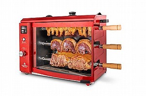 גריל שיפודים ברזילאי (אדום) + תבנית BRAZILIAN FLAME 3B גריל שיפודים ברזילאי (אדום) + תבנית BRAZILIAN FLAME 3B
