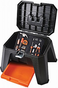 ארגז כלים שרפרף טקטיקס עם 24 אביזרים TACTIX ארגז כלים שרפרף טקטיקס עם 24 אביזרים TACTIX