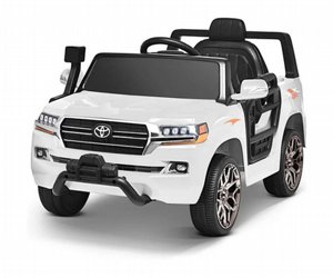 רכב ממונע לילדים 12V – טויוטה לאנד קרוזר לבן TOYOTA LAND CRUISER רכב ממונע לילדים 12V – טויוטה לאנד קרוזר לבן TOYOTA LAND CRUISER