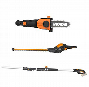 סט מסור שרשרת + גוזם ענפים + מוט WORX WG908E סט מסור שרשרת + גוזם ענפים + מוט WORX WG908E