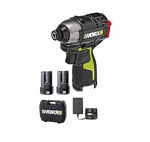 מברגת אימפקט וורקס 12V WORX WU132 1.5AH מברגת אימפקט וורקס 12V WORX WU132 1.5AH
